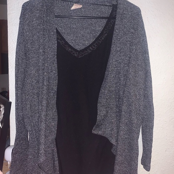Faded Glory Charcoal Women's Cardigan - Picture 1 of 1